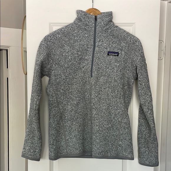 Patagonia Gray Better Sweater Quarter Zip - Picture 1 of 3